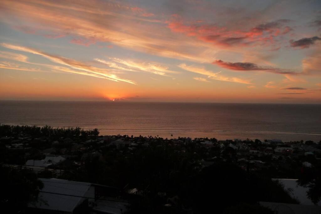 Chalet Sunset, Vue Panoramique Sur La Baie, Proche De Saint-Leu Et Ses Plages Kültér fotó